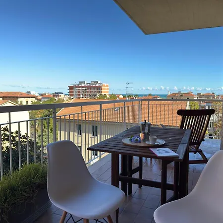 Terrazza Vista Mare-parcheggio Gratuito -3min A14 -mastrangelo 아파트 그로타마레