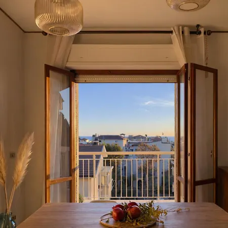Sea View Solarium- Free Parking - 8 Min - 3 Min A14 - Mastrangelo Lägenhet