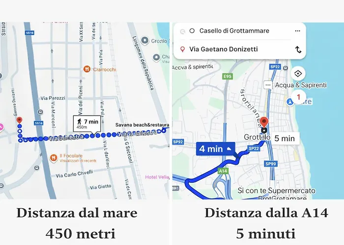 Appartamento Terrazza Vista Mare-parcheggio Gratuito -3min A14 -mastrangelo Grottammare